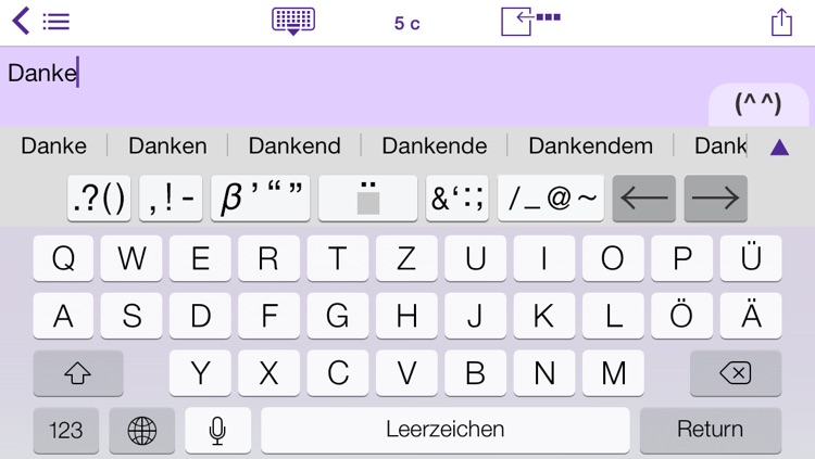 Easy Mailer German Keyboard