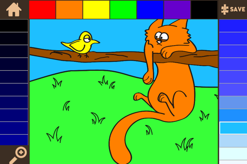Color It Puzzle It: Cats and Dogs Lite screenshot 3