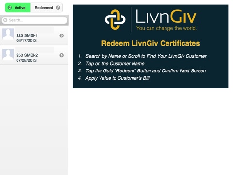 LivnGiv Merchant screenshot 2