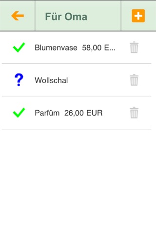 Geschenke Planer screenshot 3