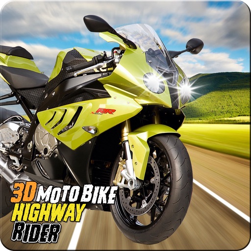 3D Moto Bike Racing Simulator - Heavy Bike Death Race icon