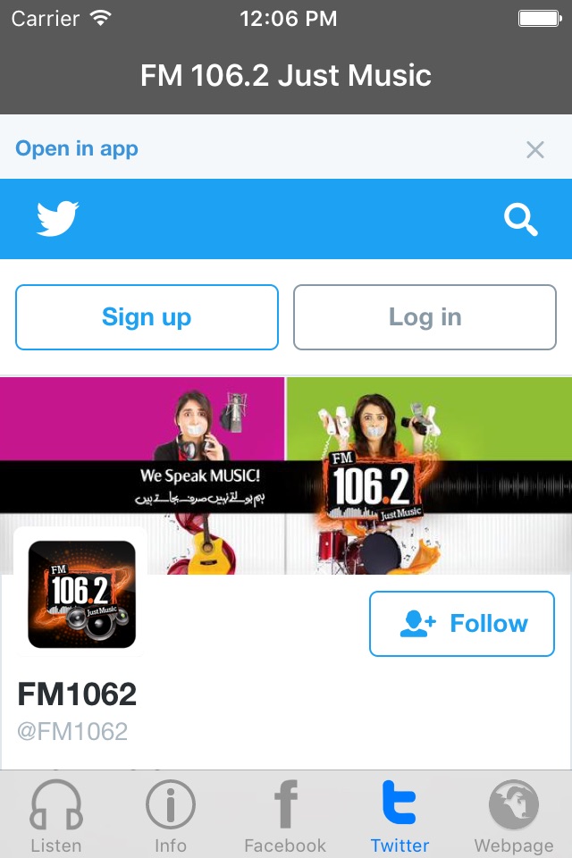 FM 106.2 Just Music screenshot 3