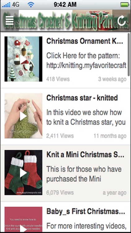 Christmas Crochet & Knitting Patterns! screenshot-3
