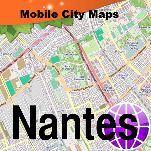 Nantes Street Map