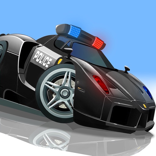 V8 Police Parking Icon