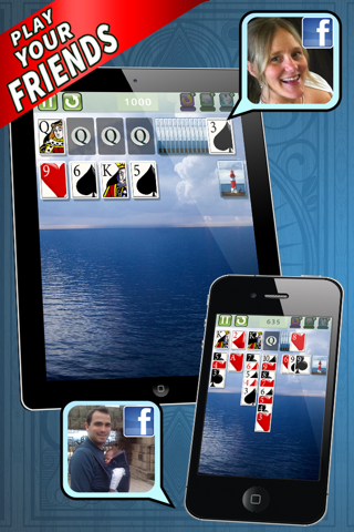 Canfield Deluxe Social™ – The Hit New Free Solitaire Game from Mobile Deluxe screenshot 3