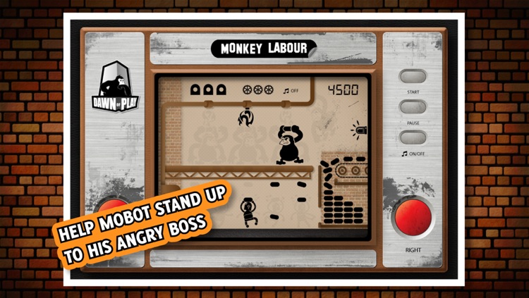 Monkey Labour - 80s handheld LCD retro game