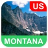 Montana, USA Offline Map - PLACE STARS