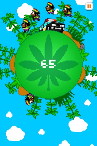Jumpy Rasta Man - FREE - Cops and Farmer Chase Game screenshot 3