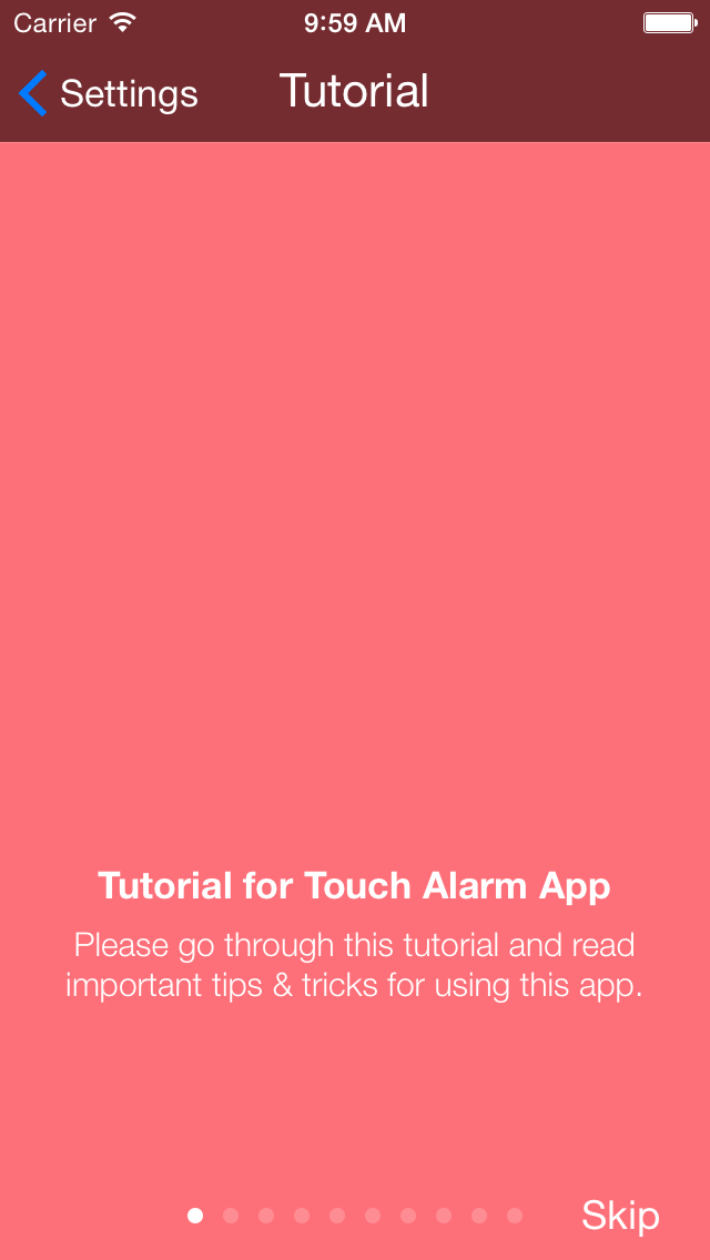 Touch Alarm Clock Screenshot 4