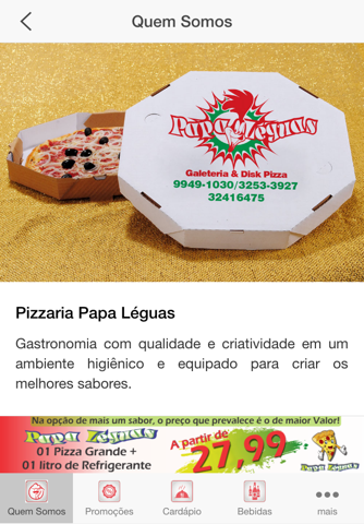 Pizzaria Papa Léguas screenshot 2