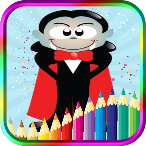 Kids Coloring Book Halloween iOS App