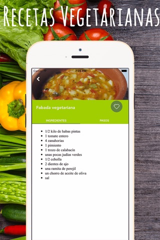 Recetas Vegetarianas Fáciles screenshot 3