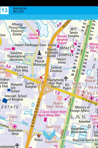 Бангкок и Большой Бангкок. Туристическая карта. screenshot 4