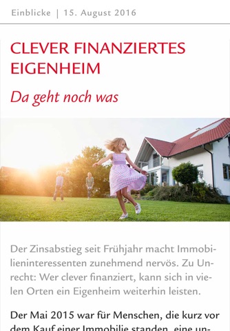Swiss Life Select LEBEN Magazin screenshot 3