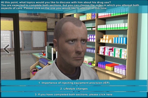 Virtual Patient Drug Abuse 1 screenshot 2
