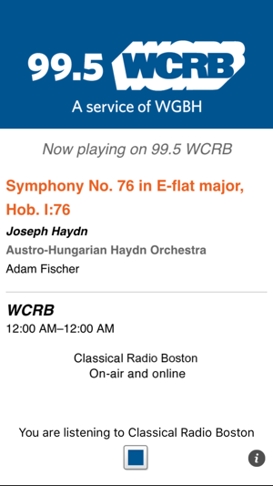 Classical Radio Boston 99.5 WCRB