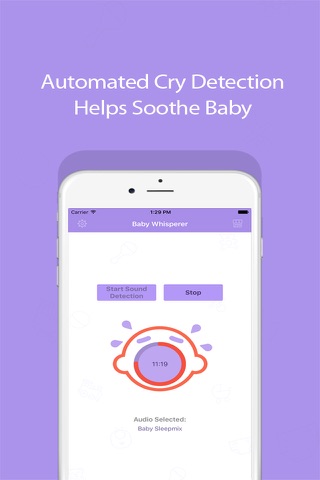 Baby Whisperer: Shusher, Heart Beat & White Noise screenshot 2