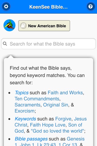 KeenSee Bible Search screenshot 2
