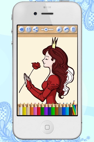 Fairy Princess Coloring Pages screenshot 4