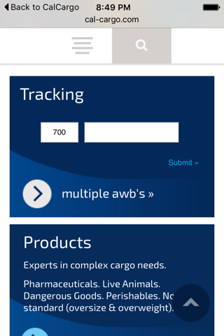 CAL Cargo Airlines App screenshot 4