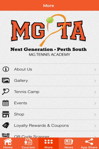 MG Tennis Academy screenshot 2