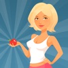 Icon Calorie Counter Free - lose weight, gain fitness, track calories and reach your weight goal with this app as your pal