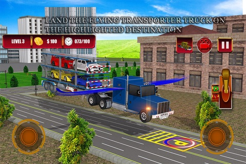 Flying Truck: Car Transporter Trucker screenshot 3