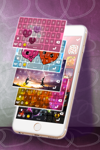 Heart Keyboard Extension – Love.ly Background.s & Romantic Font.s Changer for iPhone screenshot 2