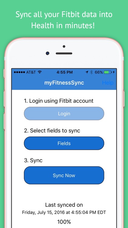 myFitnessSync for Fitbit - Fitbit to Apple Health screenshot-3
