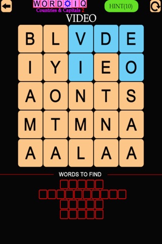 Word IQ Countries and Capitals 2 screenshot 2