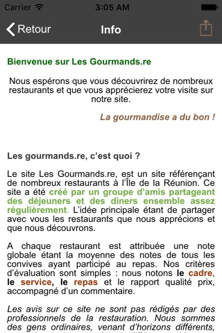 Les Gourmands.re (FR) screenshot 3