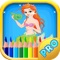 Mermaid Coloring is a coloring game app for kids & girls