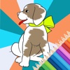 Dog Coloring Pages Puppy Game for Kids
