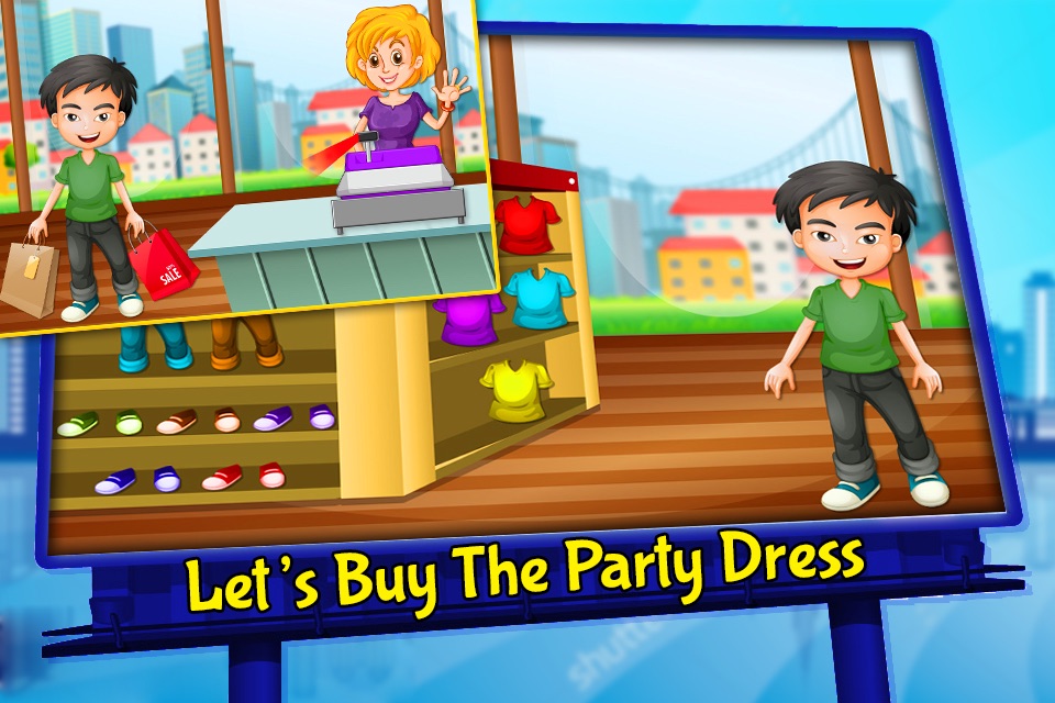Supermarket Boy Summer Shopping Mall - A grocery Store & Cash Register game screenshot 3