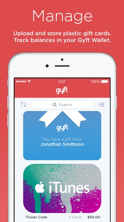 Gyft - Buy, Send, Upload & Manage Gift Cards