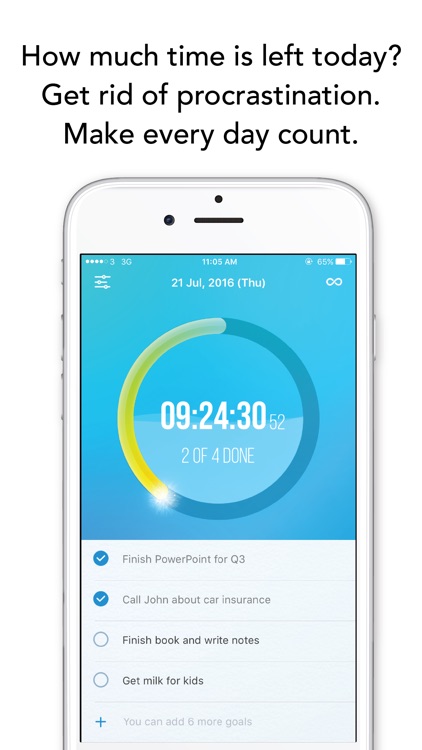 LiveToday - 24-Hour Countdown Timer & To-Do List