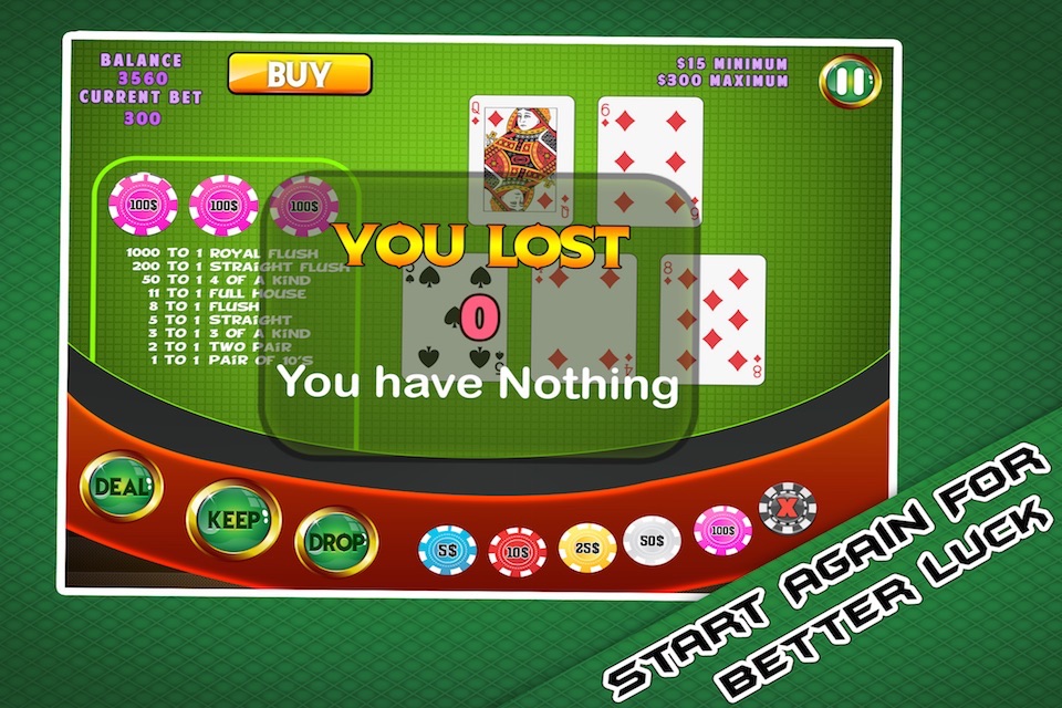 Classic Cards - Free Poker Casino screenshot 4