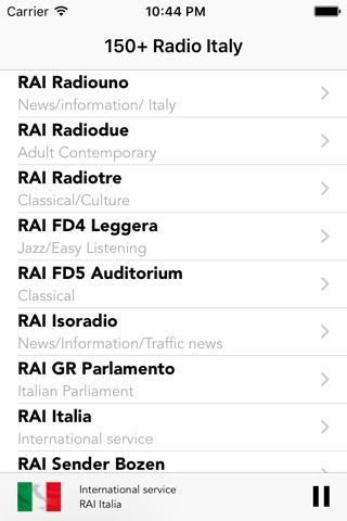 Radio Italia Live Stream screenshot 2