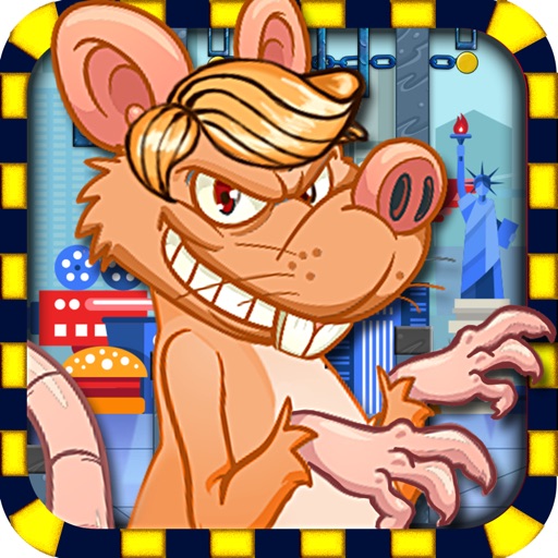 Trump the Rat Escape! - Build and Punch On The Run to Big Elections 2016 iOS App