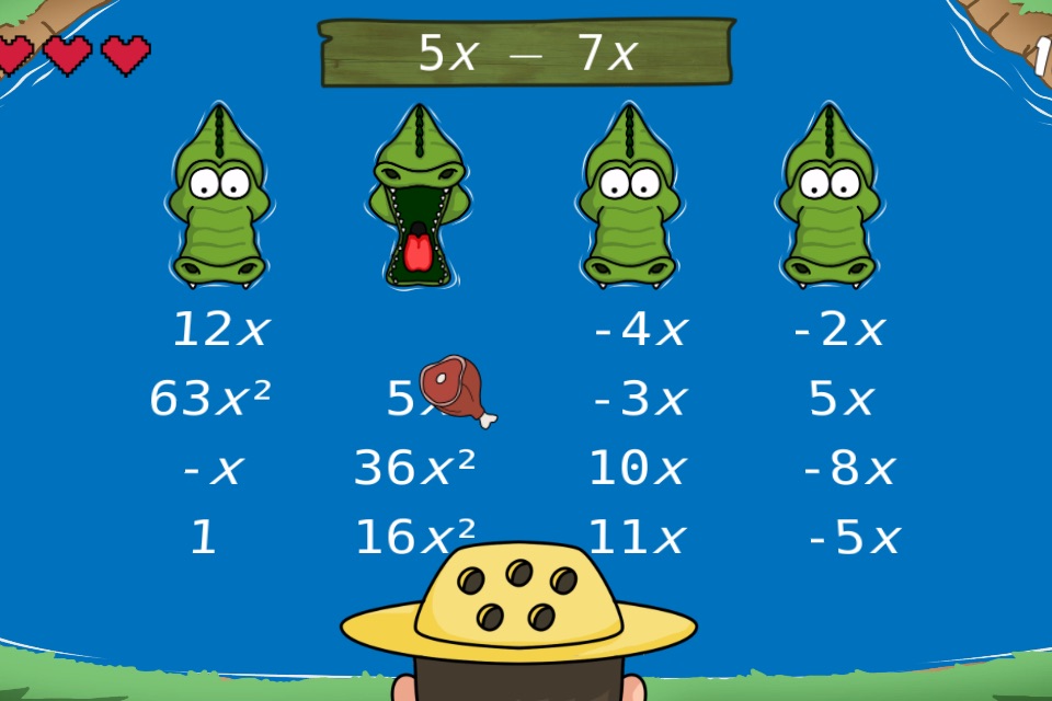 BestMaths Algebra Alligators screenshot 3