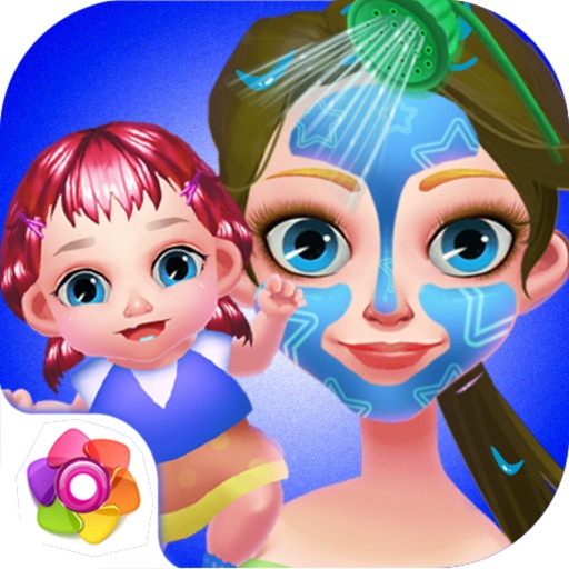Pretty Mommy's Sugary Studios - Baby Salon Booth/Twins Care Icon
