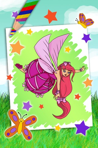 Paint fairies for girls from 3 to 6 years - Premium screenshot 2