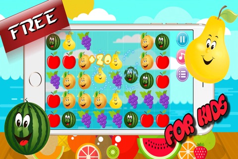 swipe fruit garden land fruit link 3 hd ages 8-11 screenshot 3