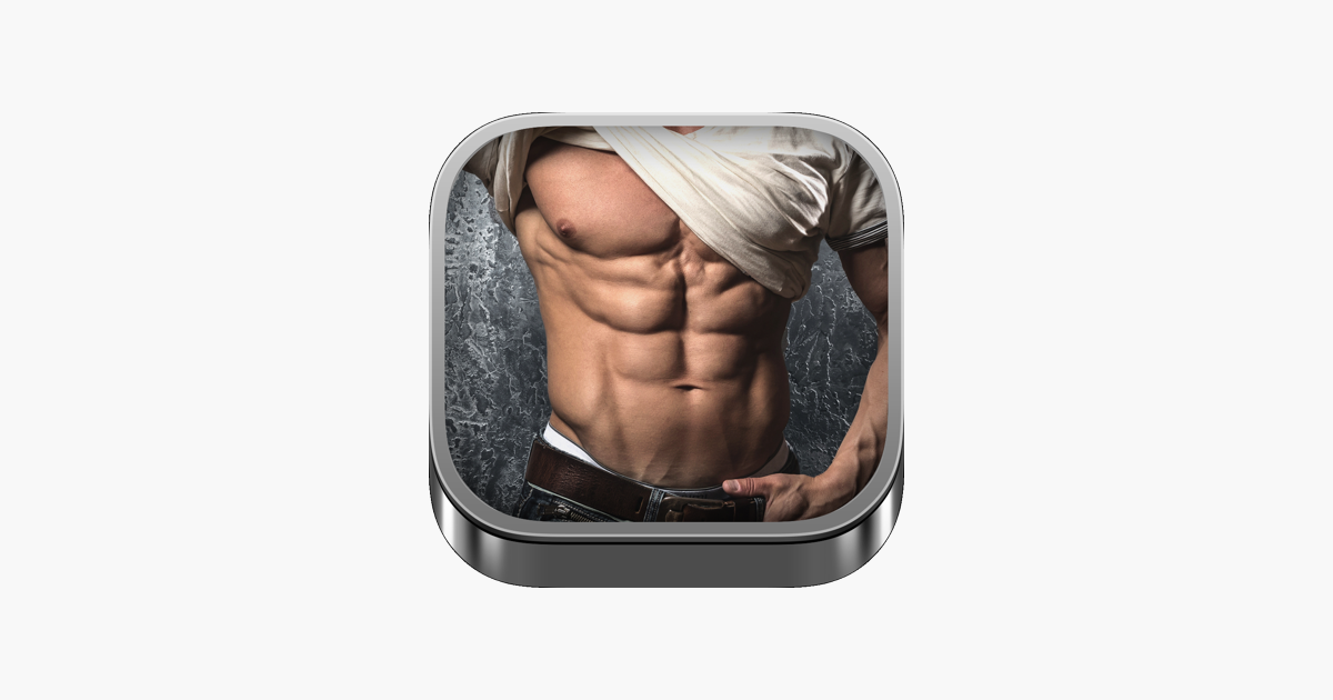 Buikspieren stickers – Geschiktheid foto-editor voor het perfecte lichaam in App Store