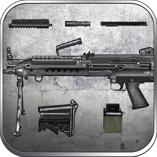 M249 Heavy Machine Gun : Lord of War iOS App