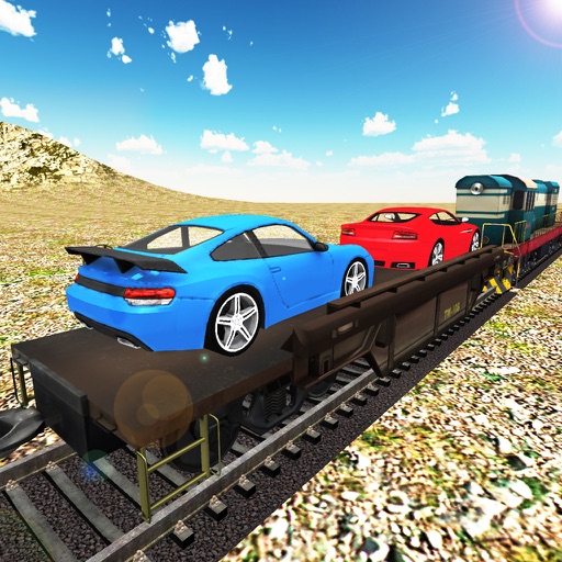 Car Cargo Transporter Train - Vehicle Transport and Heavy Freight Simulator 3D icon
