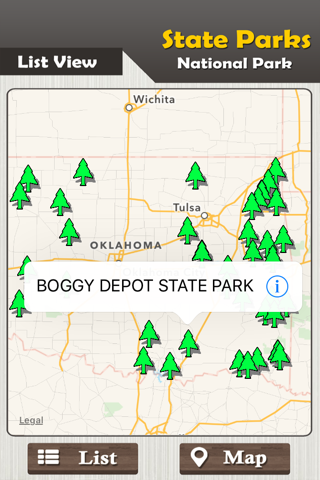 Oklahoma State Parks & National Parks Guide screenshot 3