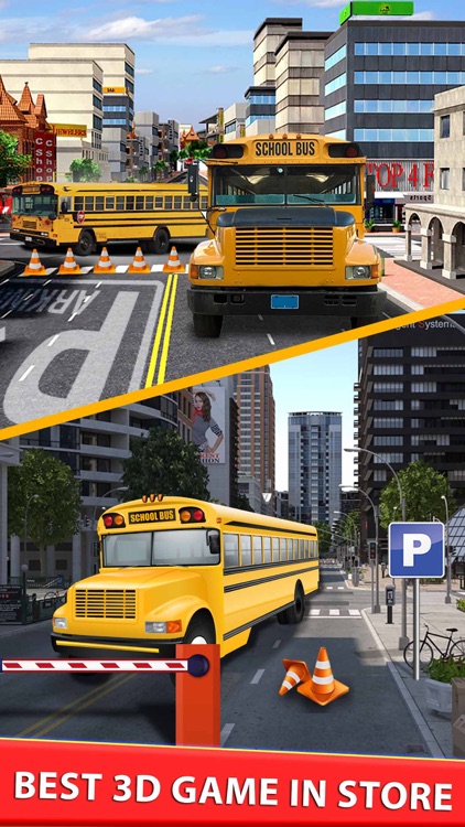 High School Bus Parking & Driving Test - 2K16 Extreme simulator 3d Edition