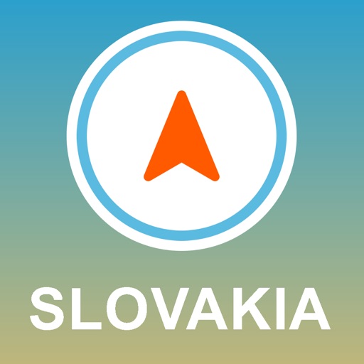 Slovakia GPS - Offline Car Navigation (Maps updated v.42959) icon